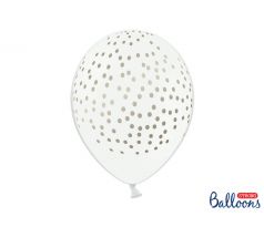 Balóny Dots biele