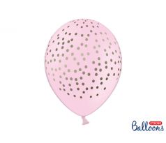 Balóny Dots baby pink