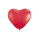 Balóny 10 '' srdce, pastelovo červené (1 bal / 100 ks)