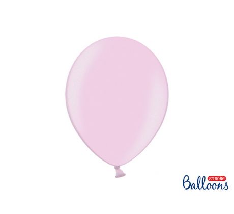Balóny metalické Candy Pink, 30 cm (10 ks)