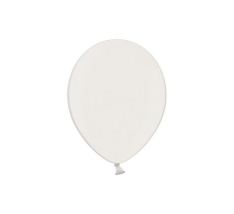 Balóny metalické 29cm, biele (1 bal / 100 ks)