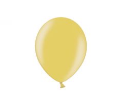 Balóny metalické 29cm, zlaté (1 bal / 100 ks)