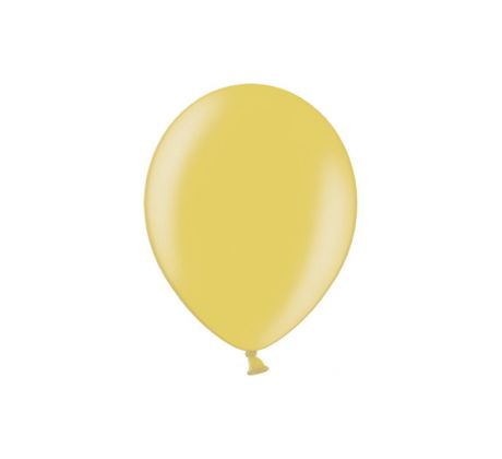 Balóny metalické 29cm, zlaté (1 bal / 100 ks)