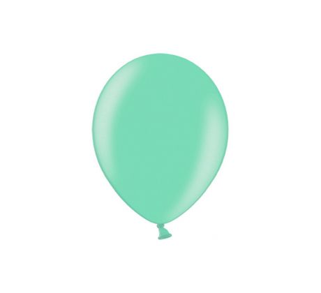 Balóny metalické 29cm, modrozelené (1 bal / 100 ks)
