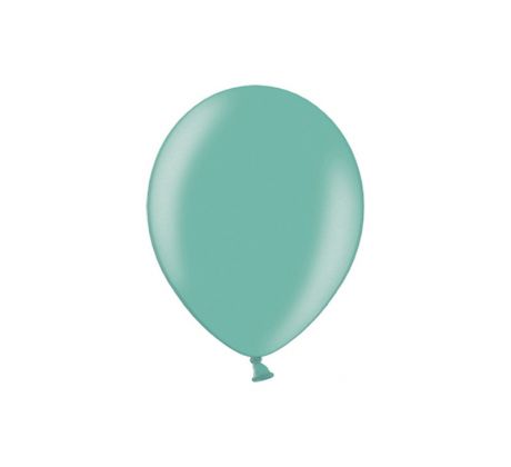 Balóny metalické 29cm, mentolové (1 bal / 100 ks)