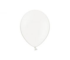 Balóny pastelové 29cm, biele (1 bal / 100 ks)