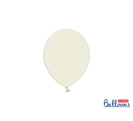 Balóny metalické 12 cm, svetlé krémové (1 bal / 100 ks)