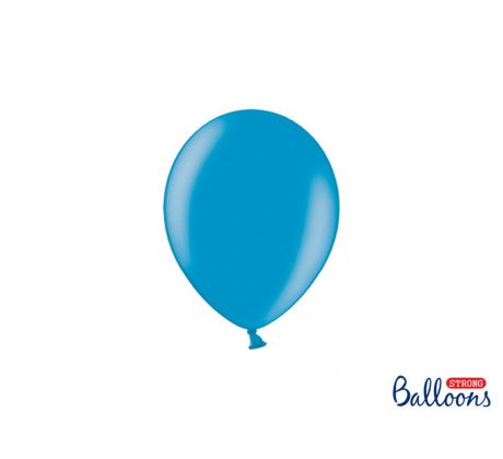 Balóny metalické 12 cm, karibsky modré (1 bal / 100 ks)
