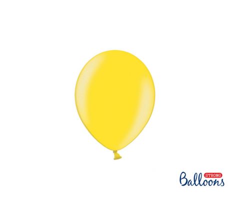 Balóny metalické 12 cm, citrónová kôra (1 bal / 100 ks)