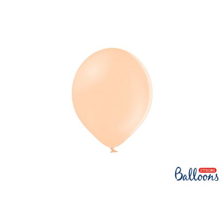 Balóny pastelové 12 cm, svetlé broskyňové (1 bal / 100 ks)“