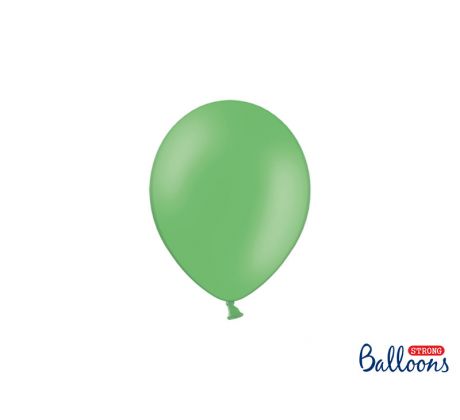 Balóny pastelové 12 cm, zelené (1 bal / 100 ks)