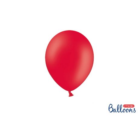 Balóny pastelové 12 cm, makovo červené (1 bal / 100 ks)