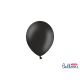 Balóny pastelové 12 cm, čierne (1 bal / 100 ks)