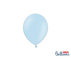 Balóny pastelové 12 cm, baby modré (1 bal / 100 ks)