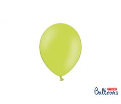 Balóny pastelové 12 cm, limetkové (1 bal / 100 ks)