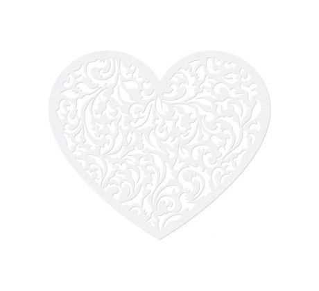 Papierové dekorácie Srdce, 12 x 10 cm
