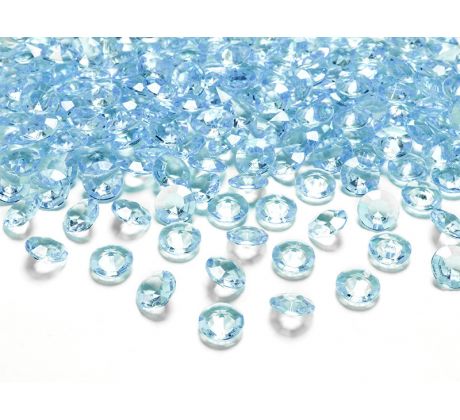Kryštálové diamanty tyrkysové, 12mm