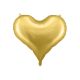 Fóliový balón Srdce zlaté 75x64,5cm