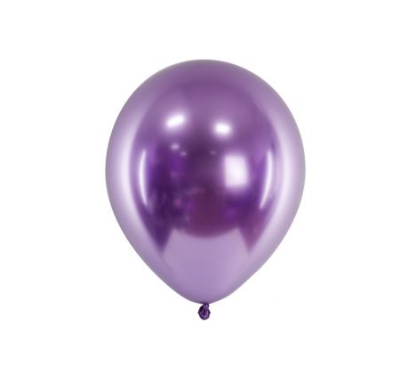Saténové balóny fialové 30cm 10ks