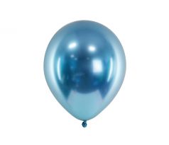 Saténové balóny modré 30cm 50ks